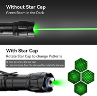 Pointeur laser rechargeable à faisceau vert haute puissance pour écrans TV/LED/LCD, lampes de poche tactiques, présentations, bureau/extérieur