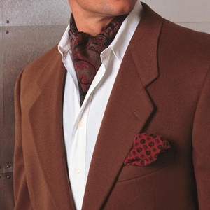 <span class=keywords><strong>Corbata</strong></span> Ascot Clásica Tejida, Color Liso, para Banquetes, Eventos Empresariales Diarios, Teñido Ecológico, Corbatas Personalizadas, Poliéster Reciclado con Certificación GRS - Product Image 3