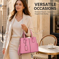 Nouveauté : Sac à main en cuir PU pour femme, grande capacité, sac fourre-tout pour les trajets quotidiens, le travail et les occasions décontractées, porté à l'épaule ou en bandoulière