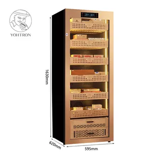 Yohtron High Quality Commercial Use 288L Humidity Control Cigar Cooler Humidor Caibinet