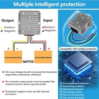 Convertisseur stabilisateur de tension DC-DC 24V vers 24V 5A, régulateur de puissance DC robuste pour équipement de véhicule
