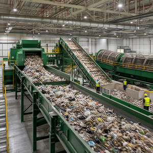 High Efficiency Domestic Waste Treatment Equipment Municipal Waste Sorting Line Household Waste Garbage Recycling Machine