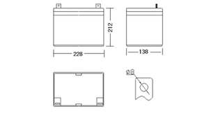 긴 수명 12v 12ah/20ah/36ah/45ah/55ah/100ah 전동 공구 용 저렴한 밀봉 납산 배터리 - Product Image 4