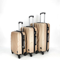 Meilleures ventes Ensemble de bagages légers à la mode Sac de voyage à roulettes 20 24 28 pouces Ensemble de bagages à roulettes en ABS