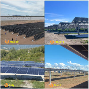 安定した単軸ソーラートラッカー 太陽追尾システム 自動太陽追尾スタンド 効率的な太陽光発電 - Product Image 6