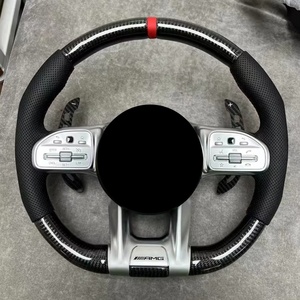Volant en alcantara pour Mercedes W221 S65 Amg Cl550 Cl63 S63 E43 Amg 2017 - Product Image 5