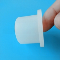 Bouchons en silicone en forme de T, cylindriques, étanches, pour pots économiques, bouchons de fond transparents