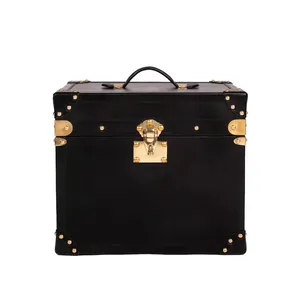 Màu Đỏ Chính Hãng Đa Chức Năng Sang Trọng Vuông Lưu Trữ Lớn Trang Trí Thân Cây PU Da Rượu Vang Hộp Quà Tặng - Product Image 2