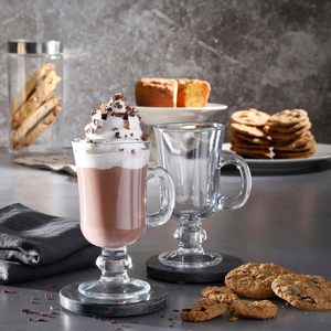 Vente chaude hiver Style <span class=keywords><strong>irlandais</strong></span> tasse à café en <span class=keywords><strong>verre</strong></span> avec poignée <span class=keywords><strong>verre</strong></span> à vin chaud tasse à café <span class=keywords><strong>verre</strong></span> d'isolation thermique - Product Image 5