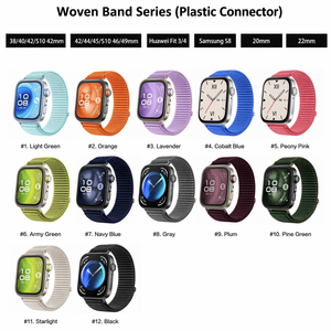 Bracelet de montre en nylon tressé respirant, sangle de sport réglable compatible avec Apple Watch 38-49 mm pour usage extérieur – Offre Spéciale - Product Image 6