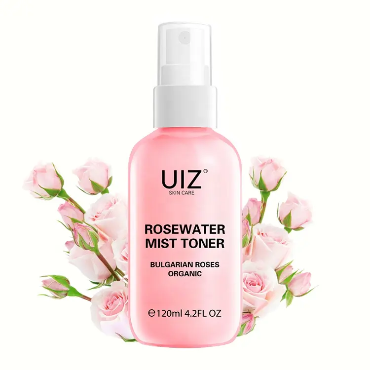 Tónico de agua de Rosa natural, niebla hidratante, belleza, cuidado de la piel Facial, spray de tóner de Rosa hidratante antienvejecimiento para la cara