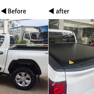 ฝาปิดแบบลูกกลิ้งกระบะฝาปิดแบบม้วนแบบแข็งที่หุ้มด้วยตัวล็อครหัสสำหรับ Toyota Hilux <span class=keywords><strong>Revo</strong></span> - Product Image 5
