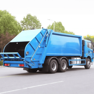 FAW 6x4 Diesel Automatic Transmission Euro 3 Compression Garbage Truck Rear Bin Lifter Compactor Truck - Product Image 4
