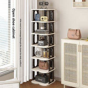 Zapatero de Plástico Duradero de Múltiples Niveles que Ahorra Espacio para Dormitorio, Entrada, Sala de Estar - Organizador de Almacenamiento de <span class=keywords><strong>Zapatos</strong></span> para el Hogar - Product Image 4