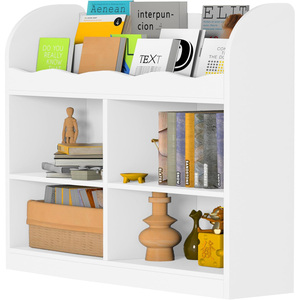 Bibliothèque moderne en bois, armoire <span class=keywords><strong>de</strong></span> rangement <span class=keywords><strong>pour</strong></span> jouets, étagère organisateur <span class=keywords><strong>de</strong></span> livres et <span class=keywords><strong>de</strong></span> jouets <span class=keywords><strong>pour</strong></span> enfants et adolescents <span class=keywords><strong>pour</strong></span> la chambre à coucher, l'école et la <span class=keywords><strong>cuisine</strong></span> - Product Image 3