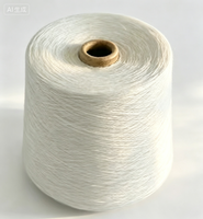 32S Big White Melange Polyester Yarn for Socks & Fashion Knitwear