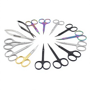 Tijeras Profesionales Multifuncionales de Acero Inoxidable para Cutículas, Hojas Curvas Extra Finas, Superficie de Corte Afilada, Logotipo Personalizado - Product Image 1