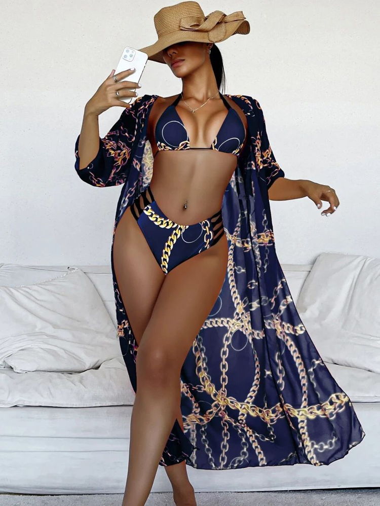 Robe De Plage Grande Taille Cover-up – Tissu Léger Transparent – Bretelles – Tailles S à 5XL – Pour Spa, Piscine, Voyage - 12