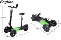 Trottinette Électrique Pliable Moderne Engtian pour Adolescents, Scooter de Golf Autonome et Équilibré, à Prix Abordable
