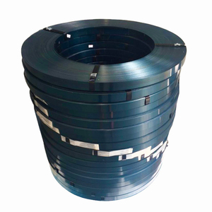 Chất lượng tốt Q235 16/19/25/32mmgrilled Thép Màu Xanh đóng đai/dải/Ban nhạc/vành đai/đóng gói dây đai - Product Image 5