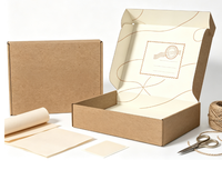 Boîtes d'expédition en carton ondulé kraft rose personnalisées avec logo, en matériaux recyclés, pour l'emballage et l'expédition de vêtements, pliables et recyclables