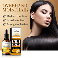 Essence de gingembre liquide la plus vendue 30ml SADOER - Améliore les cheveux secs et crépus avec de l'huile hydratante