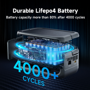 Station d'alimentation portable avec batterie LiFePO4, charge rapide PD 140W, fonction UPS pour le camping, les situations d'urgence à domicile - Product Image 6