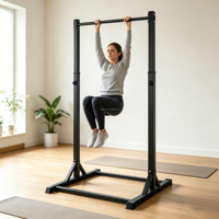 Tour de musculation multifonctionnelle en acier à hauteur réglable pour entraînement de force, station de tractions, squats, machine Smith et exercices pectoraux