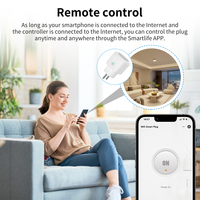 Prise Électrique Tuya WiFi Smart Life App Commande Vocale EU 20A 16A avec Moniteur d'Énergie et Minuteur