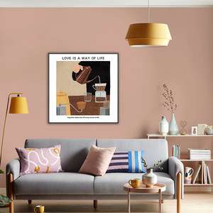 Dipinto Murale Retrò di Caffè, Arte Minimalista <span class=keywords><strong>per</strong></span> Caffetteria, Quadro su Tela con Macchina del Caffè Vintage <span class=keywords><strong>per</strong></span> <span class=keywords><strong>Cucina</strong></span>, Sala <span class=keywords><strong>da</strong></span> Pranzo, Arredamento Casa - Product Image 3