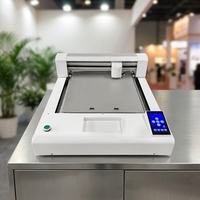 Plotter de corte de cama plana con cámara CCD de un solo cabezal y motor paso a paso para máquina de corte de etiquetas y pegatinas