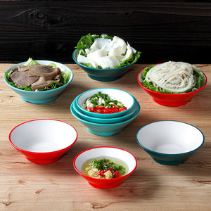 ชามเมลามีนเซียงหยวนขนาดเล็ก ชามใส่อาหารสำหรับร้านอาหารหม้อไฟ ชามใส่ของกินข้างๆ แบบพอร์ซเลน ชามใส่น้ำมัน - Product Image 1