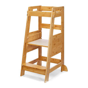 Torre De Aprendizaje Montessori plegable Torre De aprendizaje para niños muebles De madera plegables ayudante De cocina taburete para niños - Product Image 3