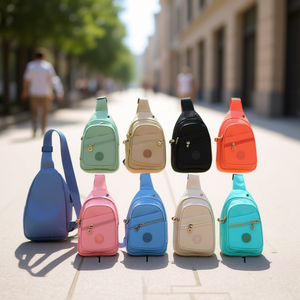 Borsa da petto rotonda con logo da donna Bandolera 53250 240 pezzi Zaino a tracolla colorato per uso quotidiano - Product Image 3