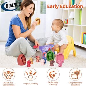 Oeuf de dinosaures appariement jouets Montessori bébé Silicone souple jeu assorti jouets sensoriels pour le développement précoce motricité fine - Product Image 2