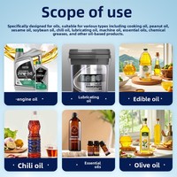 Machine de remplissage d'huile comestible à haut débit CSY-L20, huile de soja, huile d'arachide, huile lubrifiante, huile essentielle, pesage, dosage quantitatif