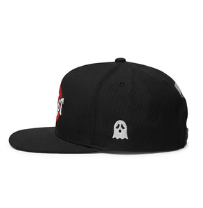 Gorra Snapback de Ala Plana con Bordado 3D del Logotipo de Ghostbusters, Estilo Hip Hop, Suministro al por Mayor OEM ODM - Product Image 3
