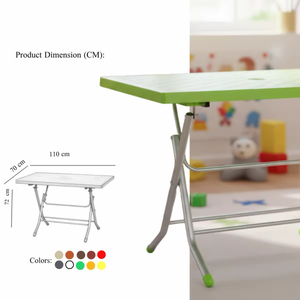 Hot Sale 110cm Custom Color Rectangular Center <b>Foldable</b> Plastic Folding <b>Table</b> Picnic <b>Camping</b> Indoor Outdoor Use Wholesale Supply - Product Image 2