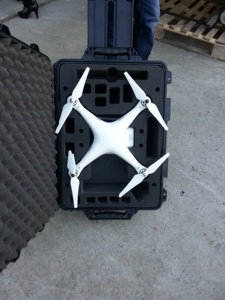 Trường hợp chuyên nghiệp phổ Carry Box tùy chỉnh bên trong EVA bọt cho DJI Phantom 4 hoặc Ronin-M thiết bị - Product Image 5