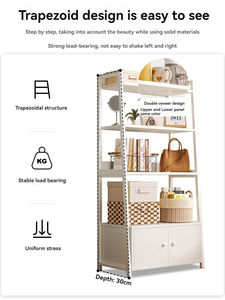 Meuble antique tiroir coffre en verre 2 et armoires miroir bijoux salle de bain moderne deux pièces figure salon armoire - Product Image 6