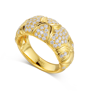 Sierlijke Vintage Sieraden Niet Aantasten 9K 14K 18K Gouden Mode Sieraden Geknoopte Ring Luxe Gouden Ring - Product Image 1
