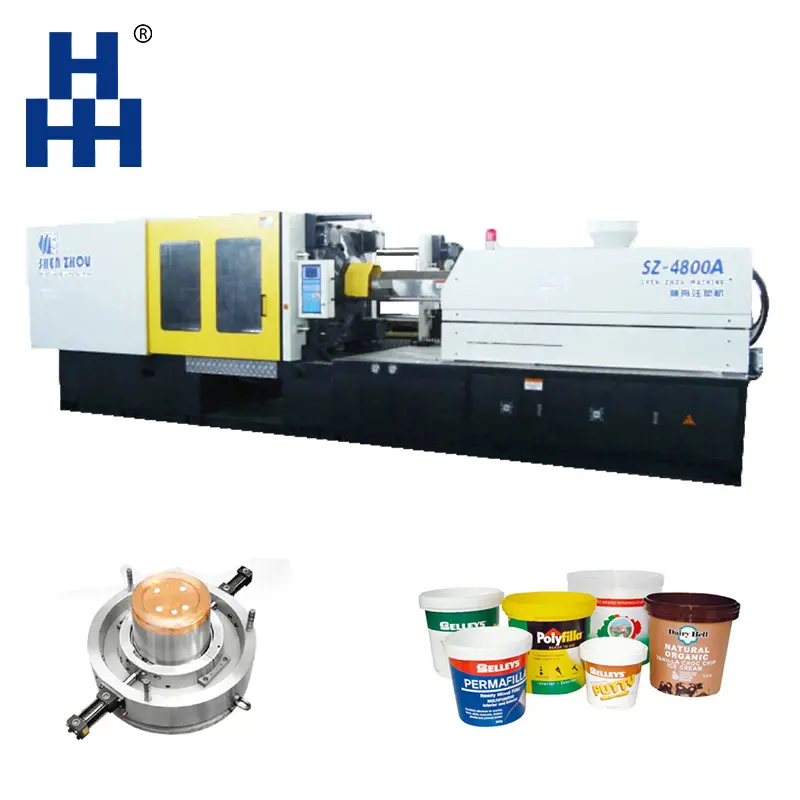 high speed bottle preform plastic bucket injection moulding production line