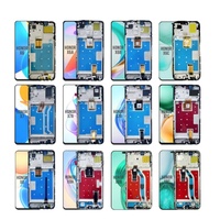 Téléphones portables lcd pour samsung A10 A10S A11 A12 A20 A20E A20S A21 A21S A30 A30S A40 A50 A51 A71 Écran tactile avec cadre