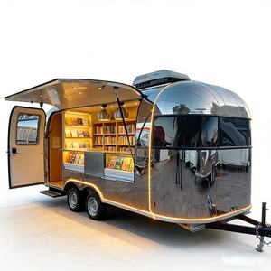 Camions de cuisine mobiles entièrement équipés, camions de restauration avec fenêtre de service, camions à pizza - Product Image 2