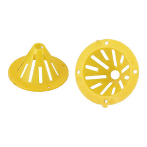 Puerta de entrada/escape para colmena en forma de cono, reutilizable, de plástico, con diseño de panal, para apicultura profesional. - Product Image 1