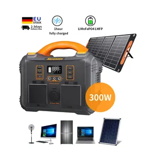 DiHe lifepo4 Bank catu daya darurat baterai 110v \/220v AC Harga Generator surya portabel 300w