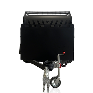 Sang Trọng Trọng Trọng Lượng Nhẹ Nhôm Sợi Thủy Tinh Mini RV Cho Ngoài Trời Cắm Trại <span class=keywords><strong>2</strong></span>-Người Mini Offroad Caravan Du Lịch Trailer Sản Xuất Tại Trung Quốc - Product Image 2