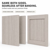Panneau MDF mélaminé couleur bois Xinfushu 4x8, panneau de fibres stratifiées de qualité meuble moderne pour armoire et placard