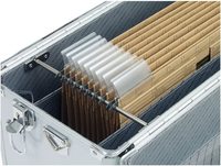 Grande mallette de vol pour chariot mallette de pilote en cuir d'aluminium avec roues espace pour ordinateur portable deux serrures à combinaison-OEM/ODM personnalisable