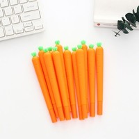 Bolígrafo de Gel Bonvada con Diseño de Vegetales de Dibujos Animados, Tinta Negra de 0.5mm, para Promociones, Hecho de Plástico Resistente, China